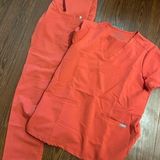 FIGS Womens coral medical scrub  set Photo 0