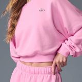 Alo Yoga Accolade FULL SET (Cropped Crewneck + Sweatshorts) Photo 0