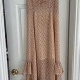 Urban Outfitters  Floral Beige Maxi Dress Photo 0