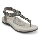 Aetrex  Jade Gunmetal Orthopedic Sandals Photo 0