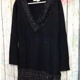 Allison Brittney Allison Brittany Sweater Dress Black Size Large ❄️🌨️ Photo 0
