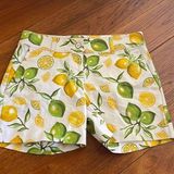 Isaac Mizrahi Lemon Citrus Shorts Photo 0