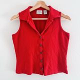 Loft Vintage Crop Button Down Photo 0