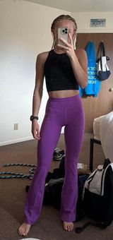 Lululemon Groove Super-High-Rise Flared Pant Nulu Purple Size 2