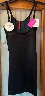 Spanx Women Smart Grip Slip Shapeware Very Black Open Bust NWT XS