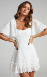 Showpo Fancy A Spritz Square Neck Mini Dress Photo 0