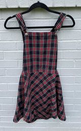 Royal Bones Plaid Overall Dress Photo 0