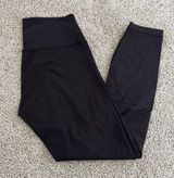 Lululemon Black Wunder Under Smooth Cover High Rise Tight 25 Inch Size 8 Photo 0