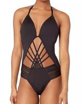 Kenneth Cole One-Piece Black Swimsuit Photo 0