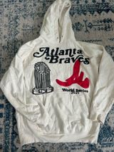 Atlanta Braves World Series Hoodie White Size M Photo 0