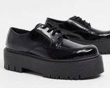 Topshop Platform Lace Up Loafers Photo 0