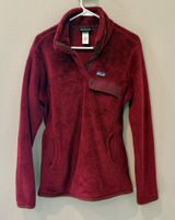 Patagonia Re-Tool Snap-T Maroon Fleece Jacket Size Large Photo 0