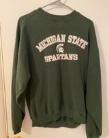 Michigan State Crew Neck Green Size M Photo 0