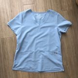 Dusty Blue Scrubs Set Photo 0