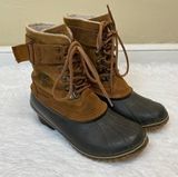 Sorel Women's Winter Fancy Lace II Mid Calf Waterproof Boot Size 8.5 Photo 0