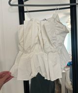 White Strapless Top Photo 0