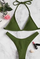 Zaful forest green bikini Photo 0