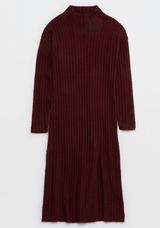 BUTTERCREAM SWEATER DRESS in Berry (Maroon) Photo 0