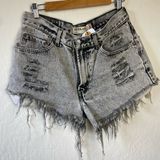American Flag Levi Cutoff Shorts, fit like a Size 29 Photo 0