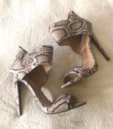 Snakeskin Heel Tan Size 8 Photo 0