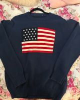 John Galt American Flag Sweater Photo 0