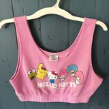 & Friends Pink Crop Tank Top Photo 0