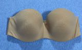 Strapless Bra 32C Lightly Lined Beige Photo 0