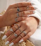 Urban Outfitters 14pc boho ring set  Photo 0