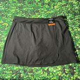 Truesculpt 17" Pull On Golf Black Tennis Skirt Skort Size XXL NEW Photo 0