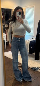 Boutique Blue Flare Jeans Photo 0