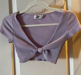Tiger Mist Lavender Crop Top Photo 0