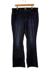 Lee  Riders Dark Wash Bootcut Jeans Size 18 Photo 0