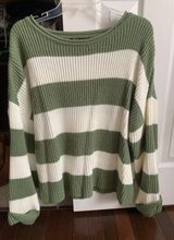 SheIn Striped Oversized Sweater Photo 0