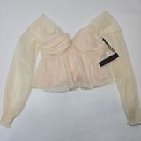 House of Harlow  1960 X REVOLVE Burna Blouse in Cream Photo 0