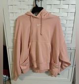 NIKE Light Pink Baggy Wide Sleeved Thick Oversized Hoodie Photo 0
