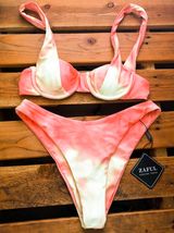 Zaful Pink And Yellow Tie Dye Bikini Photo 0