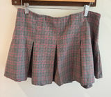NWT Wild Fable Plaid Pleated Mini Skort Size Large Photo 0