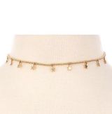 Gold Star Choker Necklace Photo 0