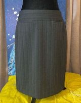 CAbi  Size 8 Pinstriped Midi Skirt Photo 0