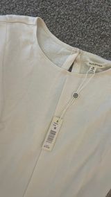 Crème Jumpsuit With Waist Tie Photo 0