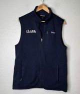 Patagonia Mens/Women Better Sweater Vest Company Logo Clark Construction Medium Blue Photo 0