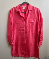 Allison Taylor Silk pink shirt Dress Size Small Barbie Photo 0