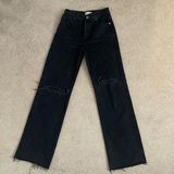 Black Wife Leg Zara Jeans Photo 0