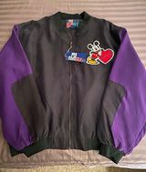Disney Vintage 90’s 100% Silk  Bomber Jacket Photo 0