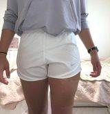Nike White Pro Running Shorts Photo 0