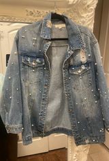 Honey Punch Pearl Denim Jacket Photo 0
