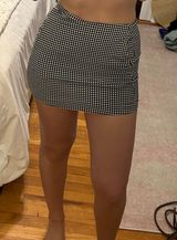 Gingham Mini Skirt Photo 0