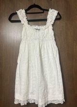 Sky To Moon White Mini Dress Photo 0