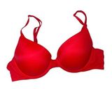 PINK Victoria’s Secret Wear Everywhere Solid Red Push-up Bra Photo 0