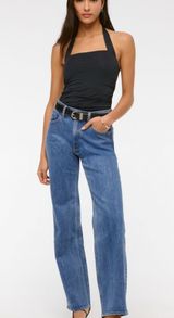 Abercrombie 90’s Relaxed High Rise Jean  Photo 0